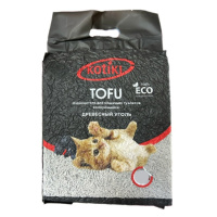 Kotiki Наполнитель Tofu Древесный уголь растительный комкующийся 