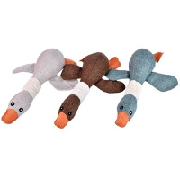 Wogy Игрушка-пищалка для собак мягкая Утка, 32*23см (в ассортименте)