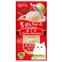 Inaba Ciao 35г*2шт Лакомство суфле для кошек Pon Churu Тунец Магуро