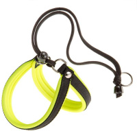 Ferplast Шлейка для собак Agila Fluo 1 желтая, 1,5*26-38см
