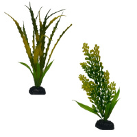 Пластиковое растение Mix, 20см (цена за 1шт)