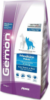 Gemon Dog Medium Adult Сухой корм для взрослых собак средних пород, Тунец и рис
