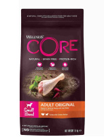 Wellness Core Сухой корм для взрослых собак мелких пород, Индейка и курица