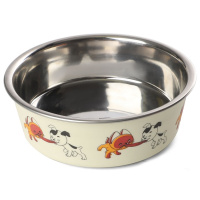 Triol Миска для животных металлическая на резинке Союзмультфильм Сосиска дружбы, 250л