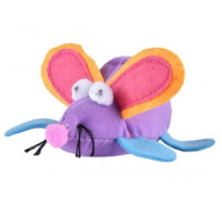 Wogy Игрушка для кошек мягкая Мышка с заводным механизмом, 12*11*6см (в ассортименте)