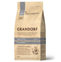 Grandorf Cat 400гр Sterilized Rabbit&Turkey Сухой корм для взрослых стерилиз. кошек кролик и индейка
