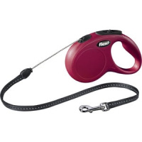 Поводок-рулетка Flexi New Classic cord S 5m 12 kg red