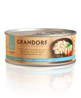 GD Консервы для кошек Куриная грудка с креветками 70г