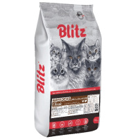 Blitz Adult Classic Breeders Сухой корм для взрослых кошек, Курица и индейка