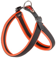 Ferplast Шлейка Agila Fluo 3 оранжевая, 1,5*42-50см