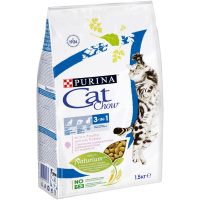 Cat Chow 7кг 3in1 Сухой корм для взрослых кошек Индейка
