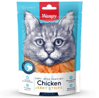Wanpy Cat Лакомство для кошек мягкая вяленая соломка из курицы