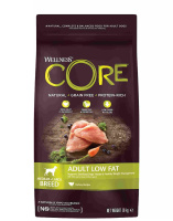 Wellness Core Сухой корм для собак средних и крупных пород со сниженным содержанием жира, Индейка и курица