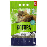 Котяра Наполнитель комкующийся с активированным углем