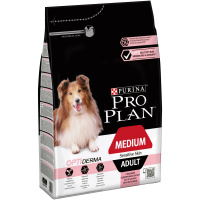 Pro Plan Medium Adult Sensitive Skin Сухой корм для взрослых собак средних пород с чувствительной кожей, Лосось