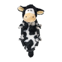 Kong игрушка для собак Barnyard Knots Коровка малая 25*11см