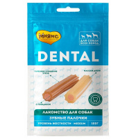Мнямс Лакомство для собак Dental Зубные палочки с говядиной, 100г
