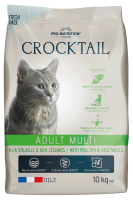 Flatazor 2кг Crocktail Adult Multi Сухой корм для взрослых кошек Птица и овощи
