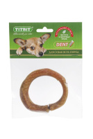 TitBit Dog Кольцо из корня бычьего - мягкая упаковка лакомство для собак, 30г