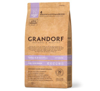 Grandorf Dog 3кг Turkey&Rice Mini Breed Сухой корм для взрослых собак мелких пород Индейка и рис