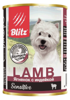Blitz Влажный корм для собак всех пород и возрастов, Ягненок и индейка