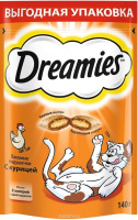 Dreamies 140г Лакомство для кошек Курица