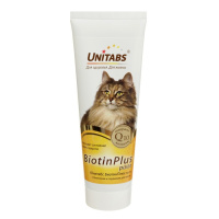 Unitabs 120мл BiotinPlus Pasta Паста с биотином и таурином для кошек