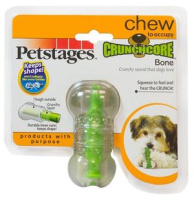 Petstages Игрушка для собак Хрустящая косточка резиновая, очень маленькая, 8см