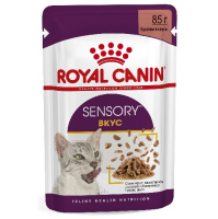 Royal Canin 85г пауч Sensory Вкус Влажный корм для кошек, стимулирует обостренное чувство вкуса