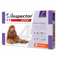 Inspector Quadro Капли для собак от 10 до 25кг