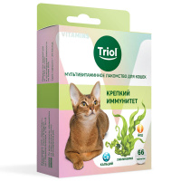 Triol Мультивитаминное лакомство для кошек Крепкий иммунитет 33г