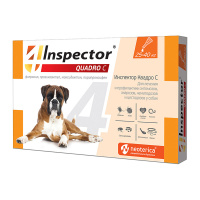 Inspector Quadro Капли для собак от 25 до 40кг 