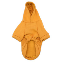 Lion Толстовка для собак LMK-0320 горчичный, размер XL, спинка 34см