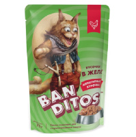 Banditos Влажный корм для взрослых кошек, Аппетитная курочка в желе