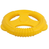 Mpets Игрушка для собак Air Toss Кольцо желтое, 22*22*3,4см