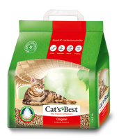 Наполнитель Cat's Best Eko plus/Original 5л*2,1кг Древесный комкующийся