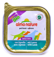 Almo Nature влажный корм для взрослых собак всех пород, Ягненок в паштете 