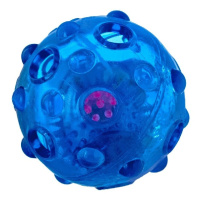 Wogy Игрушка для собак Мяч с отверстиями мигает, d7,5см