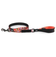 United Pets Поводок для собак Complete me Forever оранжевый с рисунком, 1,6*140см