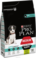 Pro Plan Medium Puppy Sensitive Digestion Cухой корм для щенков средних пород с чувствительным пищеварением, Ягненок