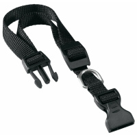 Ferplast Ошейник Club C25/70 с пластиковым креплением черный, 2,5*70см