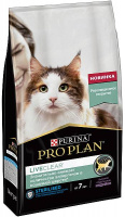Pro Plan 1.4кг LiveClear Sterilised 7+ Сухой корм для стерилизованных кошек старше 7 лет Индейка