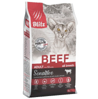Blitz Adult Beef Сухой корм для взрослых кошек, Говядина