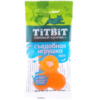 TitBit Dog Съедобная игрушка косточка с индейкой Mini для собак мелких пород