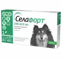 Селафорт для собак от 20,1 до 40кг 240мг/2мл