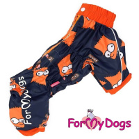 ForMyDogs Дождевик Симпсоны для девочек 186SS-2016F (размер 8, спинка 21см, обхват груди 27см)