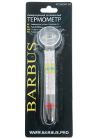 Термометр Barbus стеклянный толстый с присоской 12 см