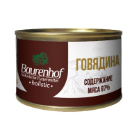 Baurenhof Holistic Влажный корм для взрослых кошек, Говядина