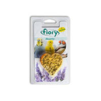 Fiory 45г Hearty Био-камень для птиц с лавандой в форме сердца
