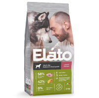 Elato Holistic Сухой корм для взрослых собак средних и крупных пород, Ягненок и оленина